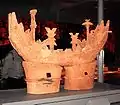 Haniwa de un barco.