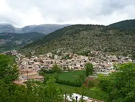 Panorámica del pueblo visto desde el castillo