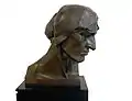 Retrato de la señora Thelma Yellin-Bentwich, c. 1931, bronce, Museo de Arte de Tel Aviv / Escuela Secundaria Thelma Yelin, Givatayim