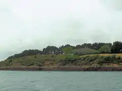 El cairn visto desde el mar