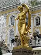 Estatua de Nicola Michetti en el Palacio Peterhof