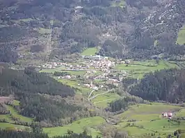 Panorámica de San Pedro de Galdames.