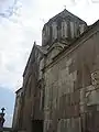 Acercamiento del monasterio de Gandzasar