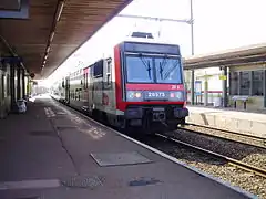 Tren en la estación.