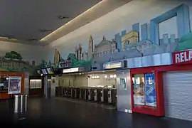 Hall de la estación.