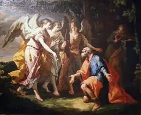 Abraham y Ángeles