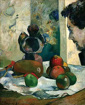 Still Life with Profile of Laval (Naturaleza Muerta con Perfil de Laval), 1886, Indianápolis Museum of Art.