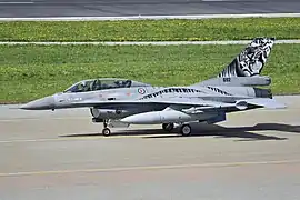 Carlinga alargada de un avión de entrenamiento