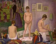 Las modelos, 1888, Barnes Foundation, Merion.