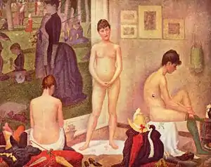 Las modelos (1877-8)por Georges Seurat