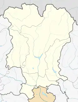 Tianeti ubicada en Mtsjeta-Mtianeti