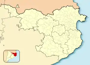 Púbol ubicada en Provincia de Gerona