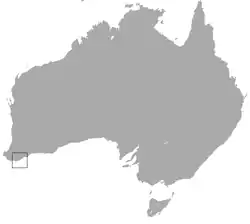 Distribución del Potoro de Gilbert