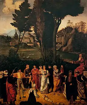 Óleo de Giorgione.