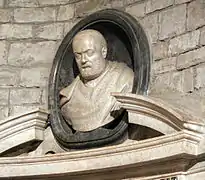 Busto di oddo altoviti, Santi Apostolo, Florencia