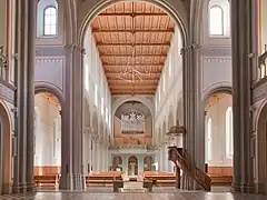 Interior de la iglesia de Glarus (1863-66), Suiza