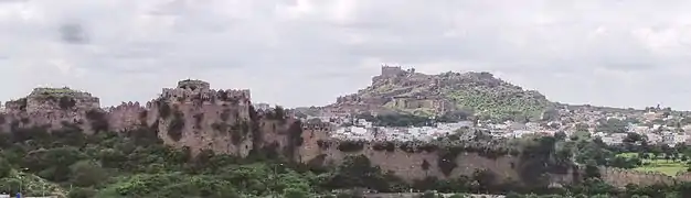 Vista del Fuerte Golconda