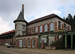 Kraftzentrale (1905-1906) des Erzbergwerkes Rammelsberg en Goslar (UNESCO-Weltkulturerbe)