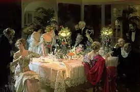 El final de la cena (1913)