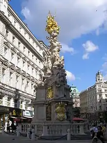 Pestsäule, Graben, Viena, Austria, 1687