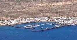 Vista de la Caleta del Sebo