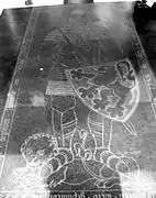 Tumba del conde Roberto III de Flandes, popularmente conocido como el  El León de Flandes