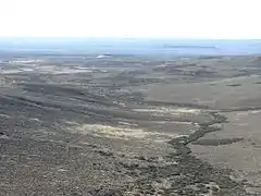 Gran Bajo de San Julián visto desde el mirador de la RN 3