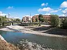 Río Ésera en su paso por Graus