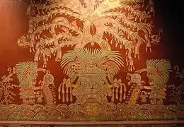 Mural de Tepantlita. Museo Nacional de Antropología, ciudad de México.