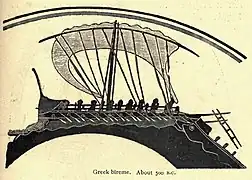 Birreme griego (c. 500 a. C.)