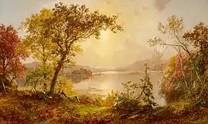 Otoño en el río Hudson (1860), de Jasper Francis Cropsey