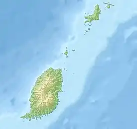 Isla de Carriacou ubicada en Granada (país)