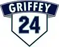 24-Ken Griffey, Jr. (CF). 1989-1999 y 2009-2010. Retirado el 6 de agosto de 2016.