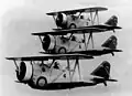 Tres Scout SF-1 asignados al Naval Reserve Air Base Anacostia, Washington D.C. en 1937.