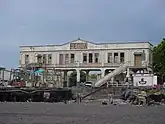 Ruinas de la terminal del Puerto San José en el siglo xxi, tras la desaparición de la International Railways of Central America y la compaña estatal Ferrocarriles de Guatemala (FEGUA).