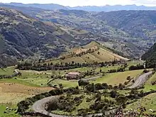 Vista del sector rural de Güicán.