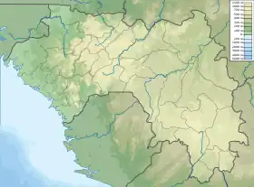 Monte Loura ubicada en Guinea