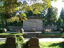 Tumba de Gustav Stresemann, Cementerio de Luisenstadt, 1930