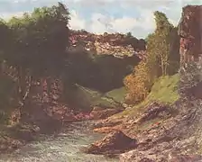 Gustave Courbet, Paisaje rocoso