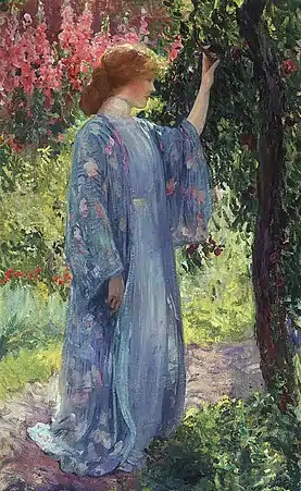 El kimono azul, 1909