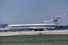Tupolev Tu-154 de Guyana Airways en el Aeropuerto Internacional de Miami (1985)