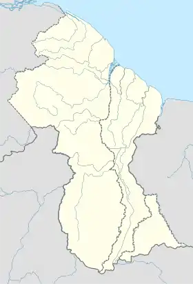 Kamarang ubicada en Guyana
