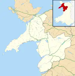 Trawsfynydd ubicada en Gwynedd