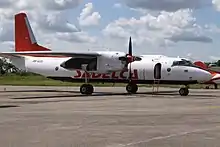 Antonov An-26 de Sadelca en Villavicencio (2011)