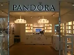 La joyería Pandora en el centro comercial IFC