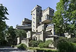 Habitat 67, Montreal, Canadá, año 1967.