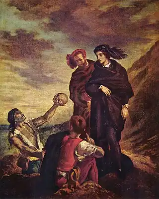 Hamlet con Horacio, 1839, Louvre.