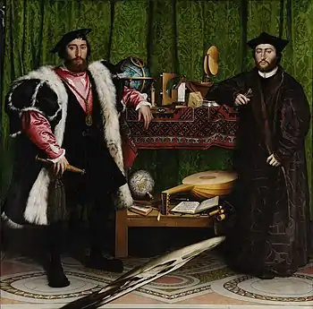 Los embajadores, Holbein.