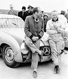 Hans Klenk y Karl King, ganadores de la Carrera Panamericana en 1952.