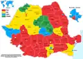 El partido más votado en cada cantón y municipio (Cámara de Diputados)